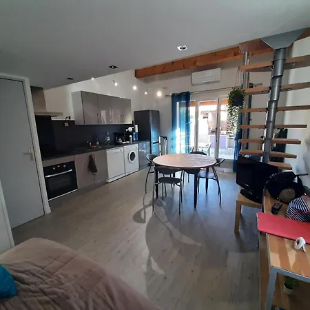 בית נופש Pavillon A Valras-plage, 4 Pers, Piscine, Clim, Parking, Proche - Fr-1-781-68